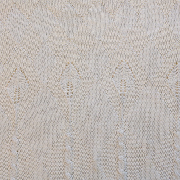 Vintage Cream White Short Sleeved Knit - Picture 11 of 15